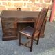 Minister's office oak style henri ii breton 1900s