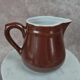 Vintage Apilco brown porcelain jug