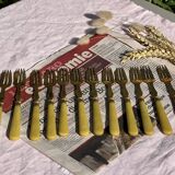 Set of 12 Dessert Cutlery - 1930s - Vintage Dessert Forks