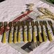 Set of 12 Dessert Cutlery - 1930s - Vintage Dessert Forks