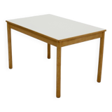 Vintage birch and linoleum dining table 1960