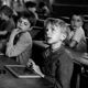 Photographie  "La leçon de calcul" 1956 Hommage à Robert Doisneau    /    15 x 15 cm