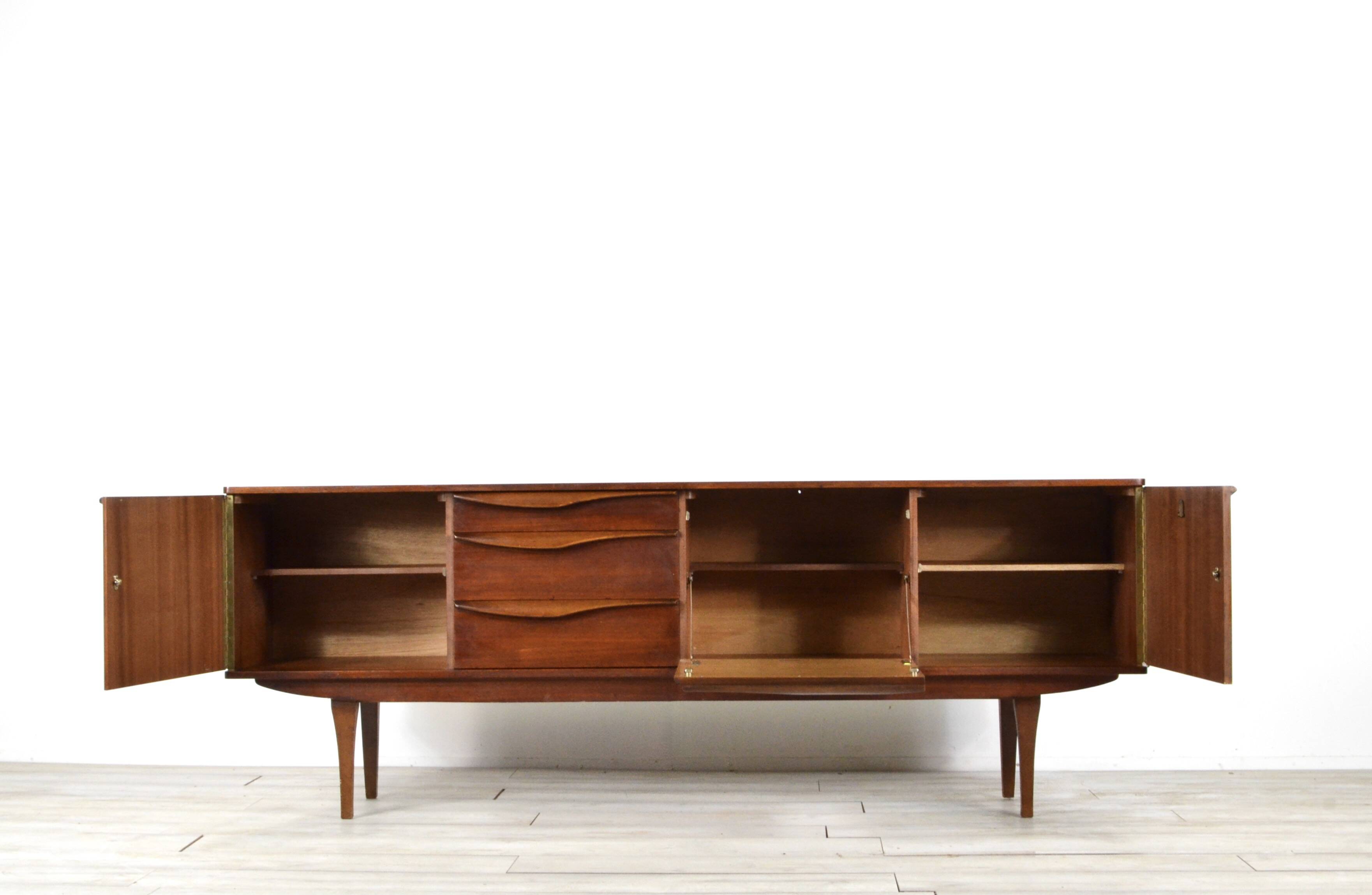 Midcentury Teak Sideboard, Long John By Stonehill. Delivery. Modern, Danish