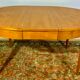 Oval table in cherry style Directoire with 3 extensions, 10 people.