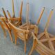 6 chaises de bistrot luterma vintage