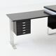 Bureau d'angle de direction Abbondinterni en acajou, Italie, 1970