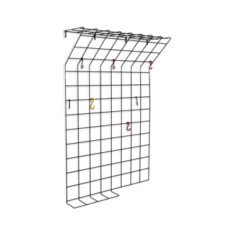 Wire coat rack by Karl Fichtel for Drahtwerke Erlau 1950s