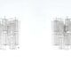 Paolo Venini pair of Murano glass wall lights, Italy 1960s