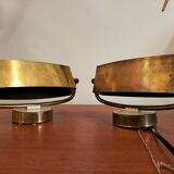Pair wall lamps