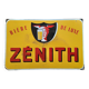 Ancienne plaque émaillée "Zénith bière de luxe" 38x58cm 50's