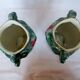 Vase art new pair KG Lunéville gilding decoration flower pink soliflore tulip tree