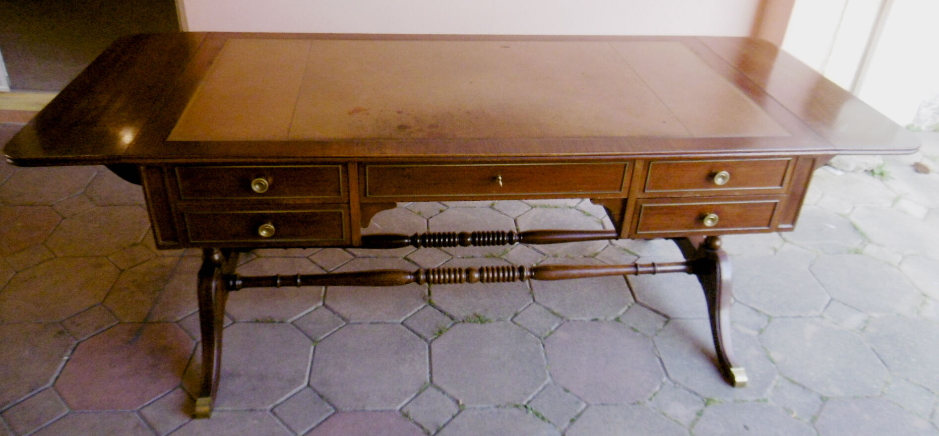 English style mahogany notary office