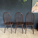 Trois chaises vintage