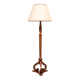 Stunning large Antique Biedermeier Burl floor lamp . Germany
