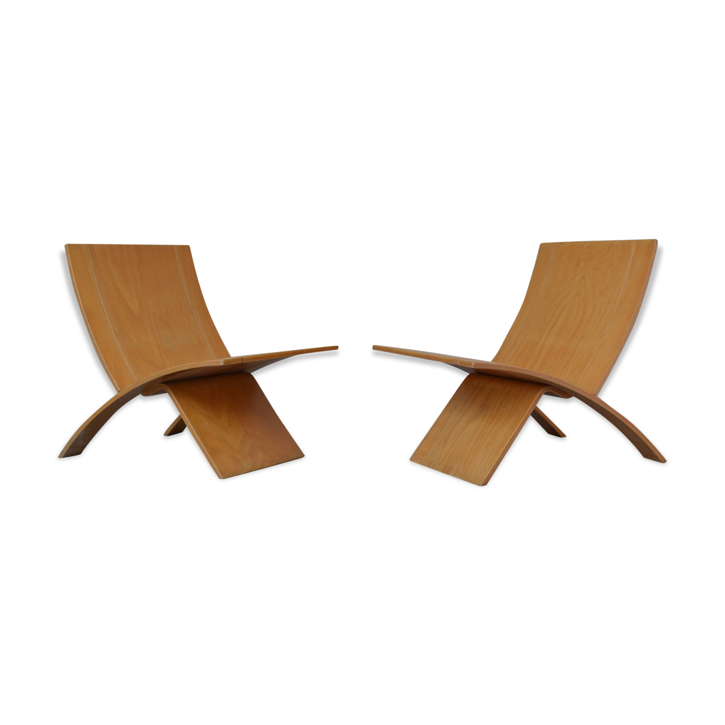 Pair of chairs Laminex Jens Nielsen