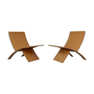 Pair of chairs Laminex Jens Nielsen