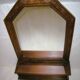 Art Deco wall-mounted tablet mirror from the 1930s.