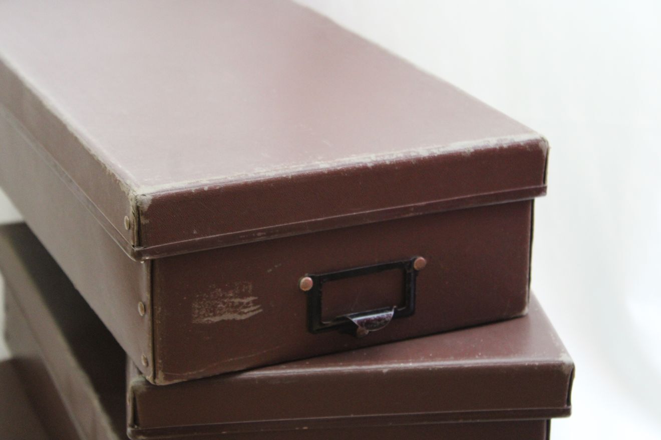 Old storage boxe