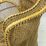 Paire de fauteuils Emmanuelle en osier de style Mid-Century Modern de Kok Maison, 197