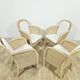 Set of 4 wicker armchairs / Domicil Möbel / Germany/ 1990s.