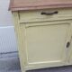 Buffet parisien patine jaune pastel