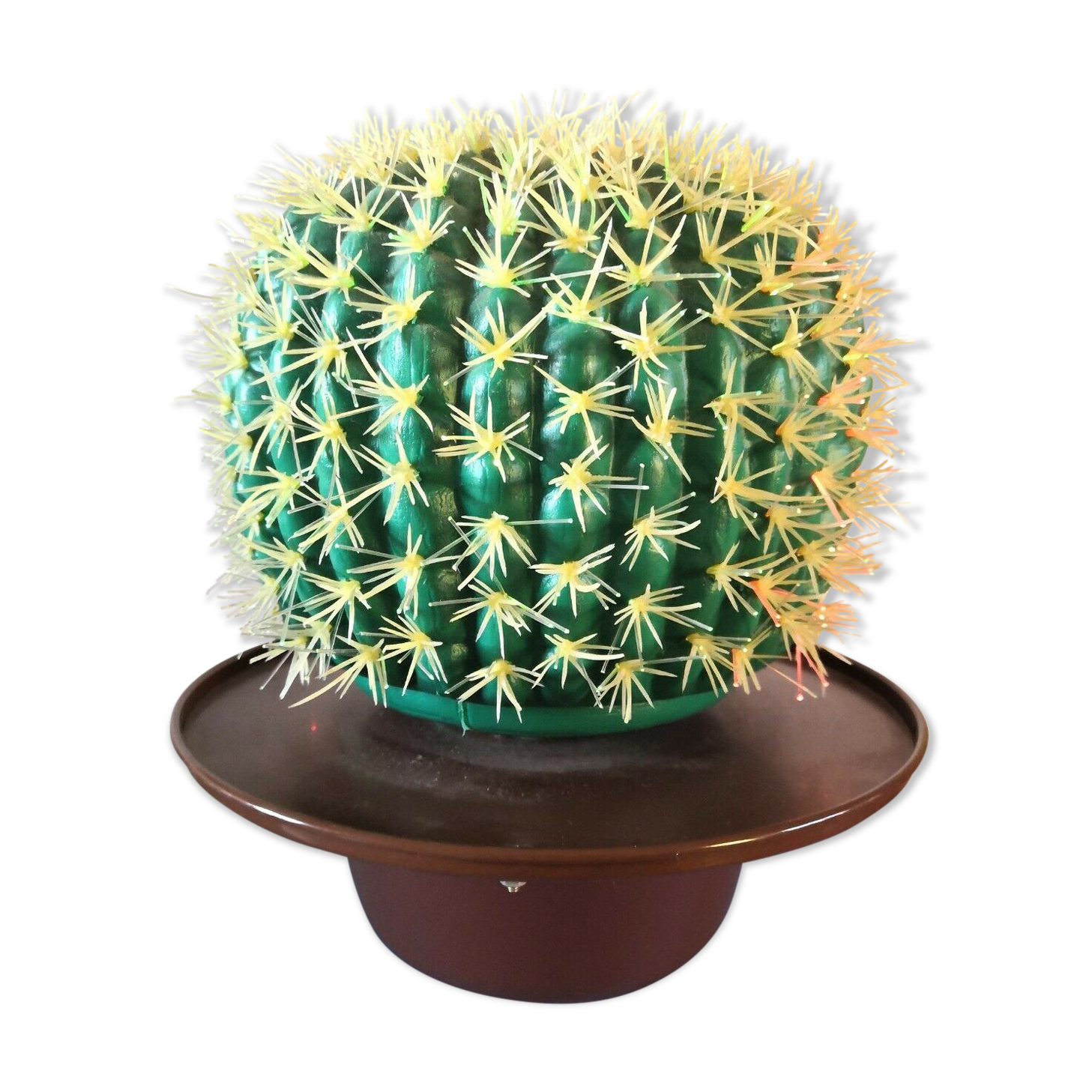 Cactus vintage fiber optic lamp 70s - 80s