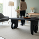 Solid oak coffee table