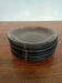 Set of 15 vintage Arcoroc smoked dessert plates.