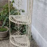 Wrought iron corner unit