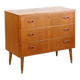 Commode en teck trois tiroirs