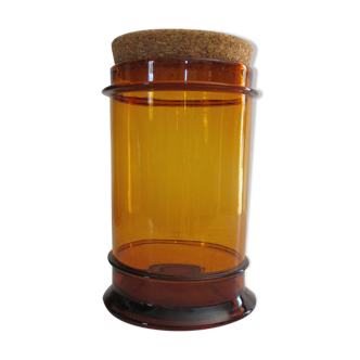 Pharmacy amber glass jar