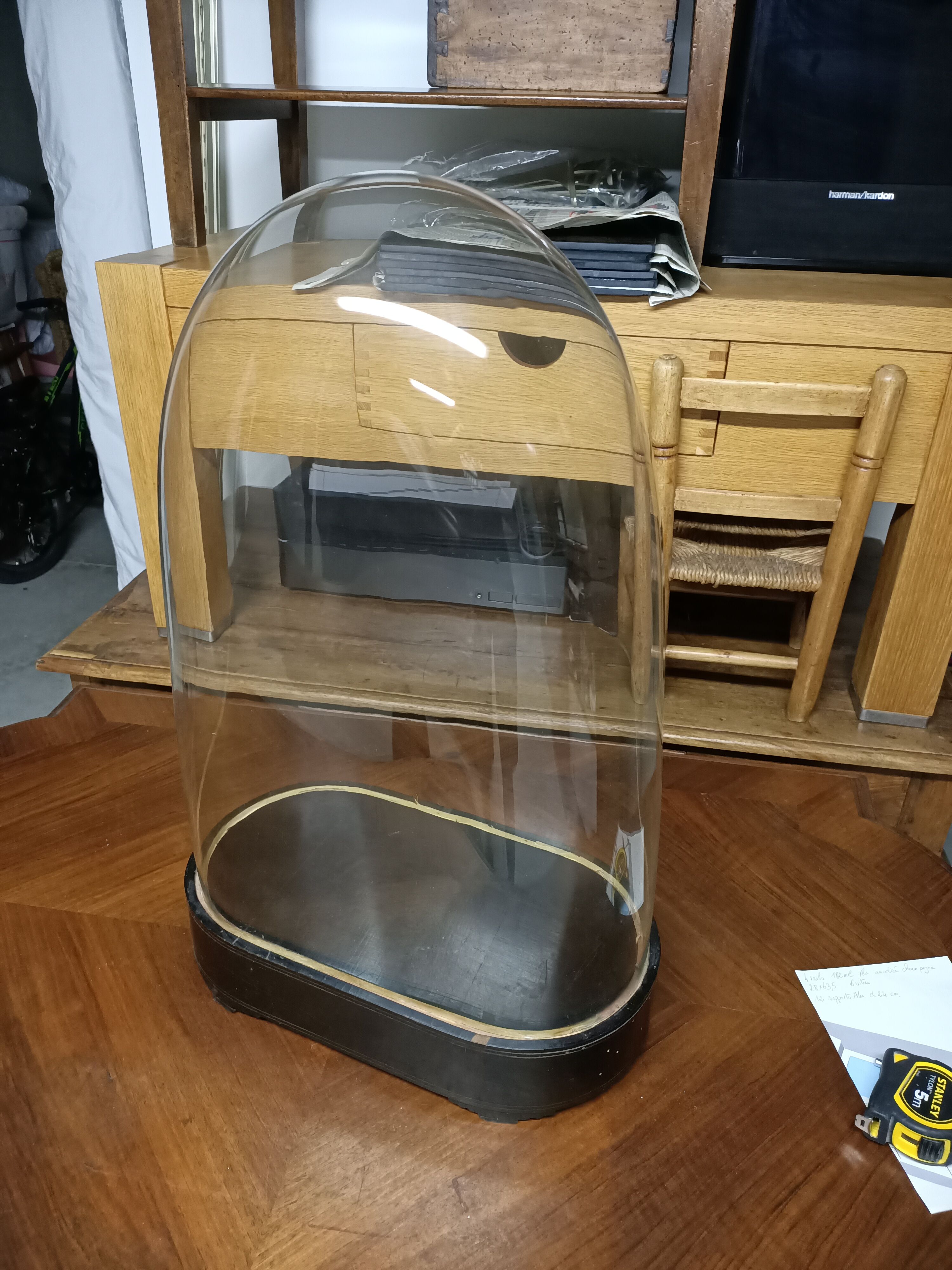 Napoleon 3 glass bridal globe