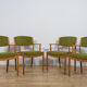 Chaises de salle à manger en chêne du milieu du siècle Modèle J62 par Poul M. Volther pour FDB Mobler, Danemark, années 1960, Ensemble de 4