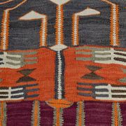 4x12 Kilim Multicolor Rare Size Pattern Kilim Rug, 113x364Cm