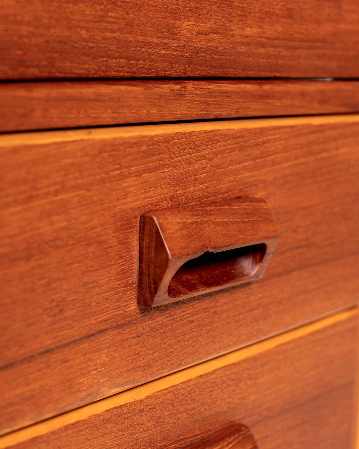 Scandinavian teak desk with a folding extension, 1950s/1960s
