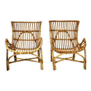 Paire de fauteuils italiens - 1960