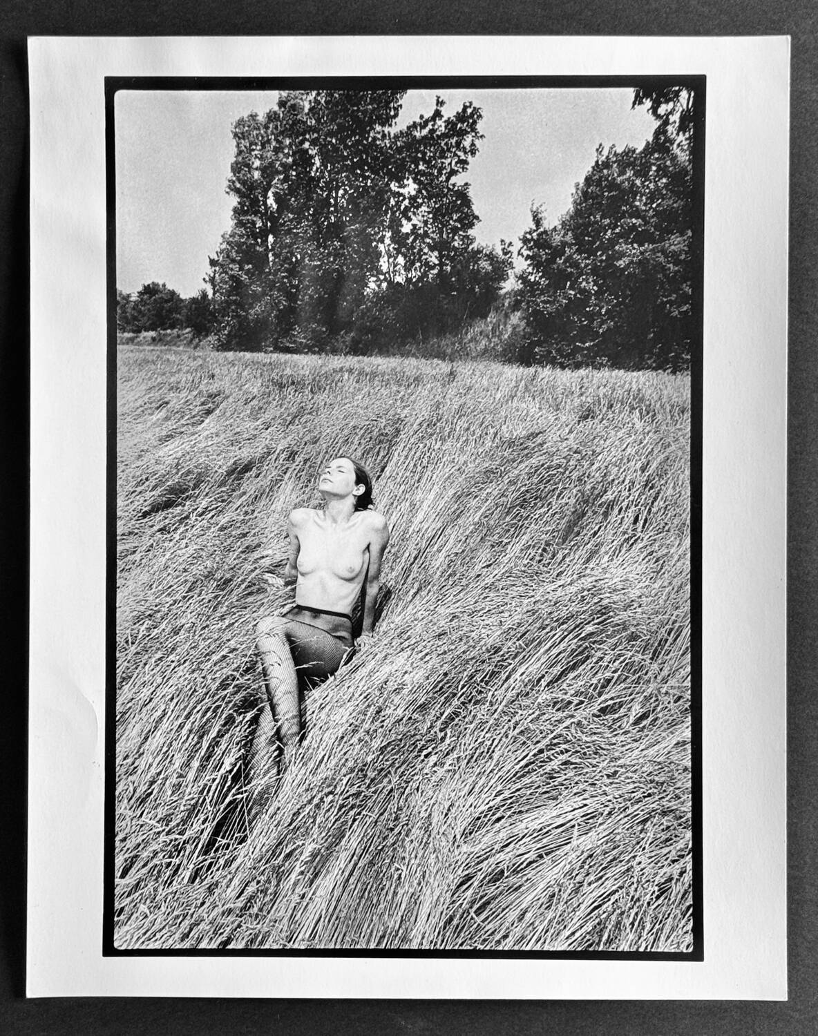 Michel Pinel (1949-2022) Nude in the tall grass - 2004