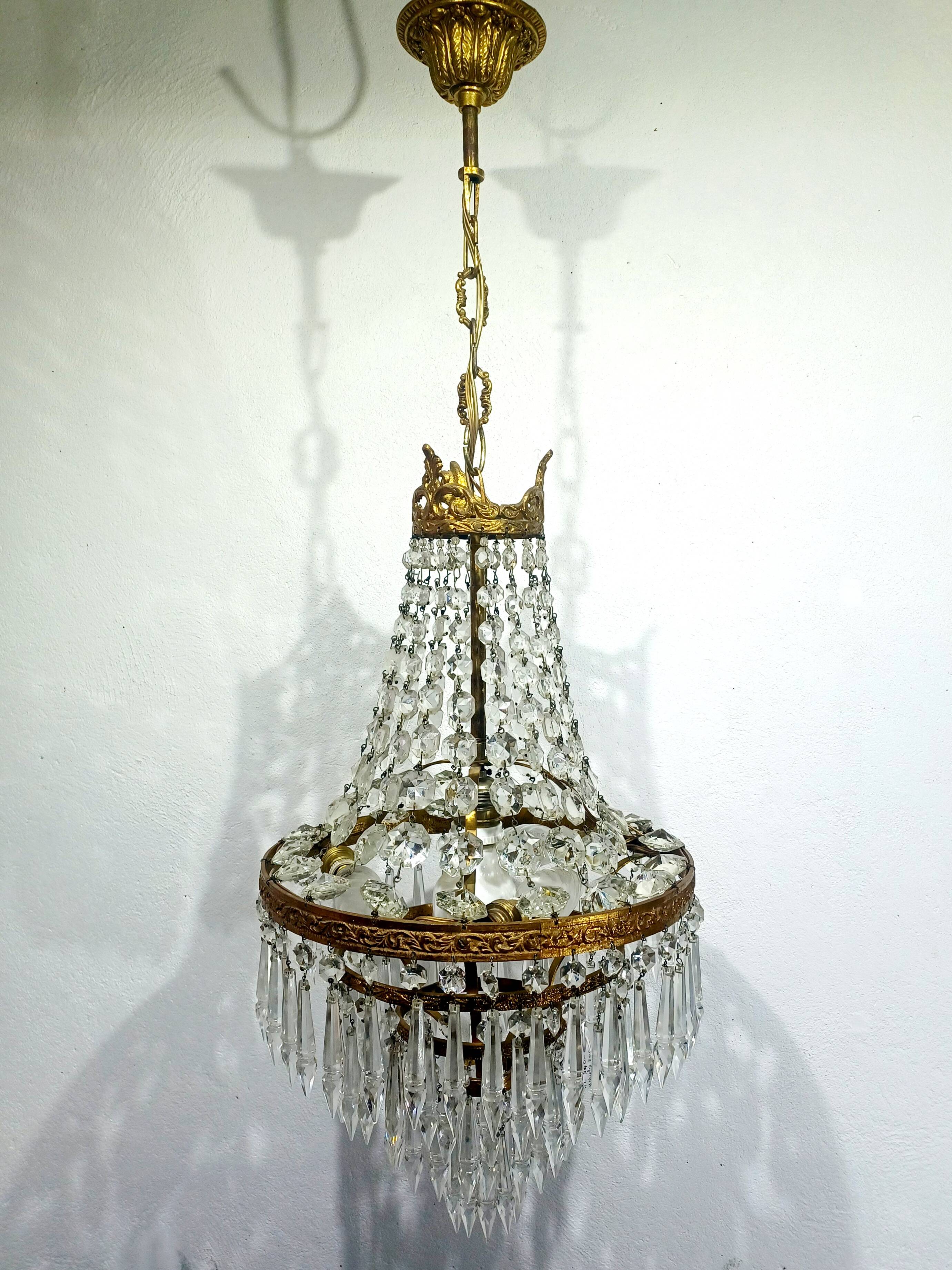 4-light hot air balloon chandelier