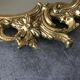 Miroir en bronze doré style rocaille 68 x 42 cm