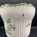 Moustiers earthenware flowerpot