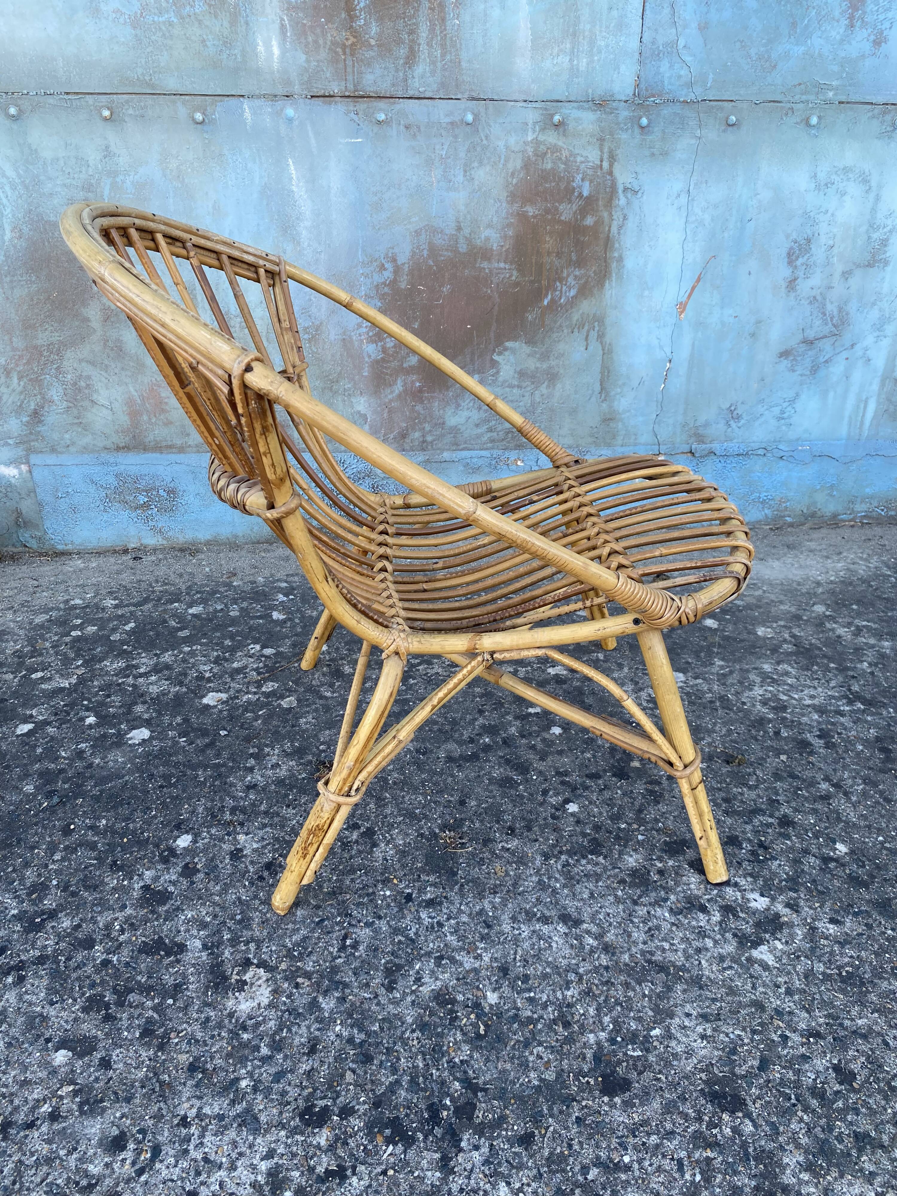Fauteuil en rotin