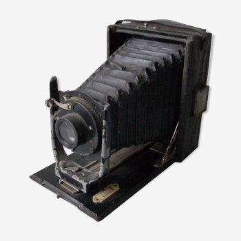 Old bellows camera FO Periscopic Paris photo film deco retro