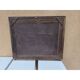 Black lacquered wood mirror "originally punctured"