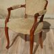 Pair of Louis XVI armchairs, upholstered in giraffe-pattern velvet