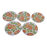 9 assiettes à dessert en faïence Moulin des loups orchies modèle Ontario diam 20 cm