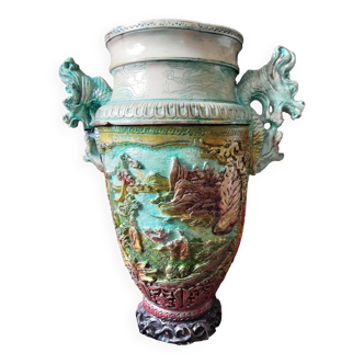 Grand vase asiatique