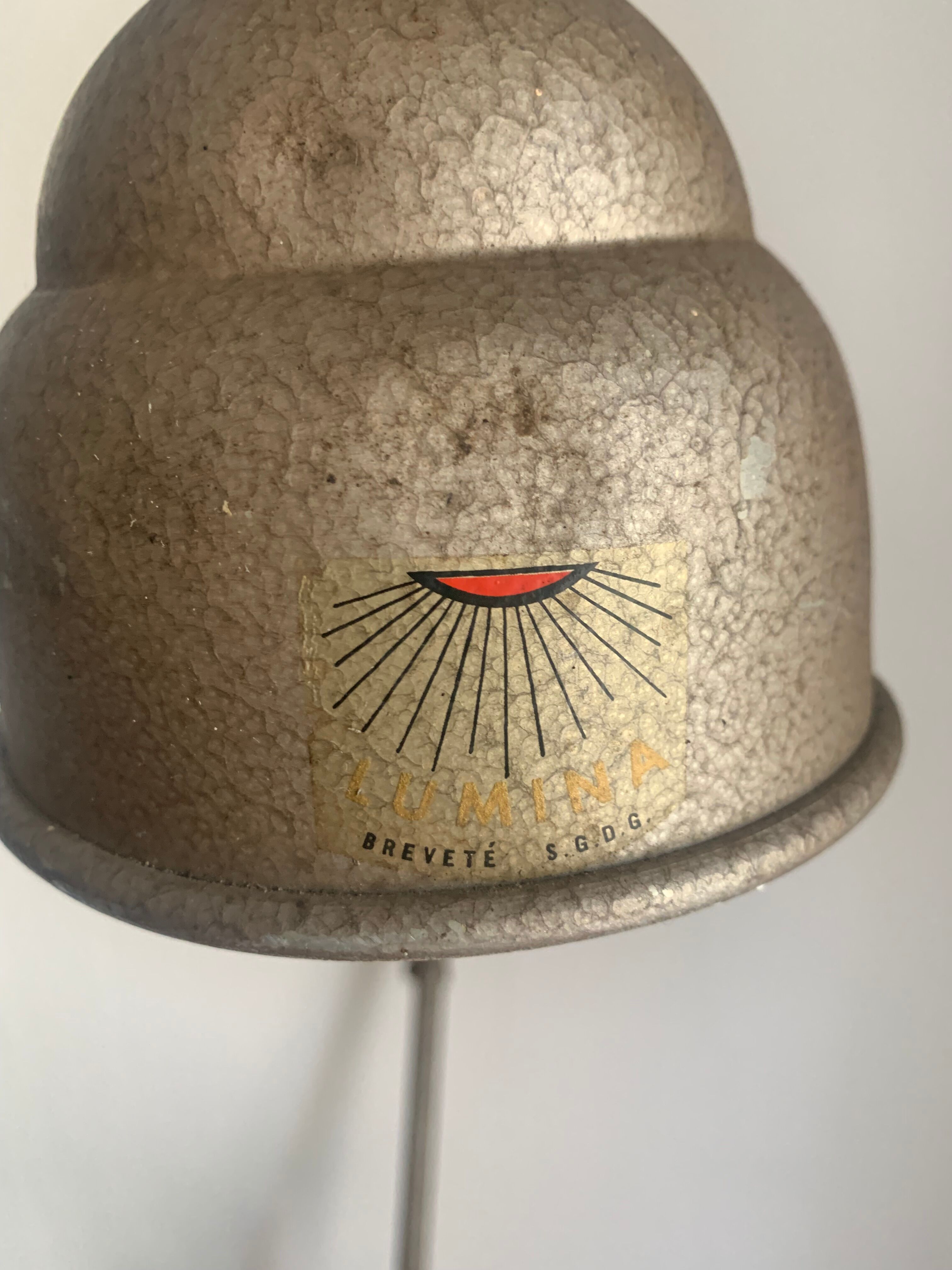 Vintage lamp 1950 Lumina industrial factory workshop - 80 cm