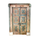 Indian gate yellow green sculptee old teck origin patina