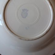 Lot 4 hollow plates mismatched art deco Badonviller Digoin