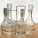 Servant salt shaker pepper golden metal